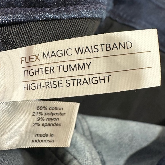 Lane Bryant Flex Magic Waist Tighter Tummy Jeans Size 14S - Picture 5 of 7